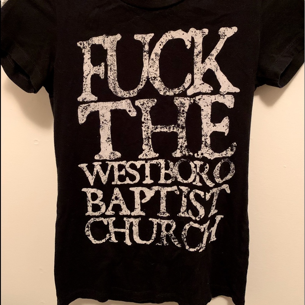 BLACKCRAFT cult “fuck the westboro baptist church” tee